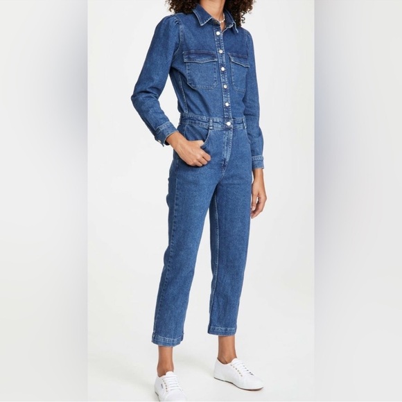 DL1961 Blue Denim Jumpsuit - Picture 1 of 14
